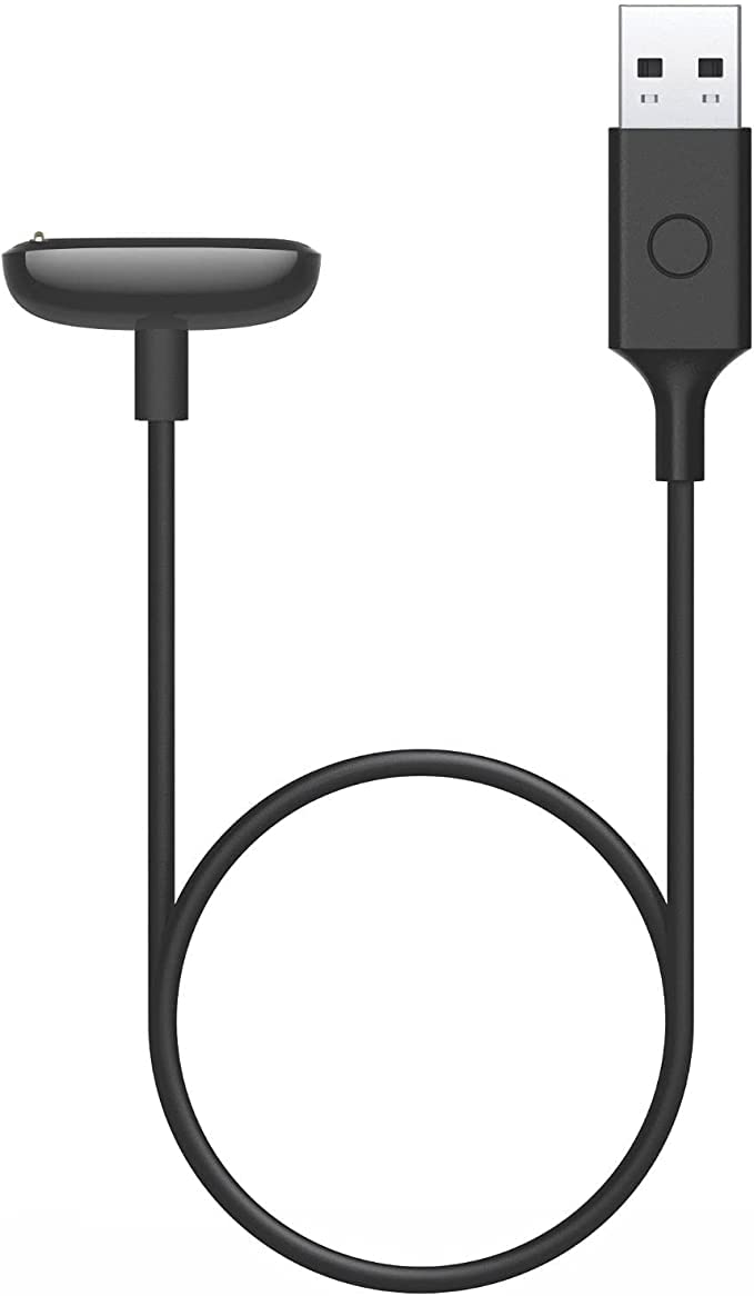 Fitbit - Luxe & Charge 5 and Retail Charging Cable, Black, Smartphone