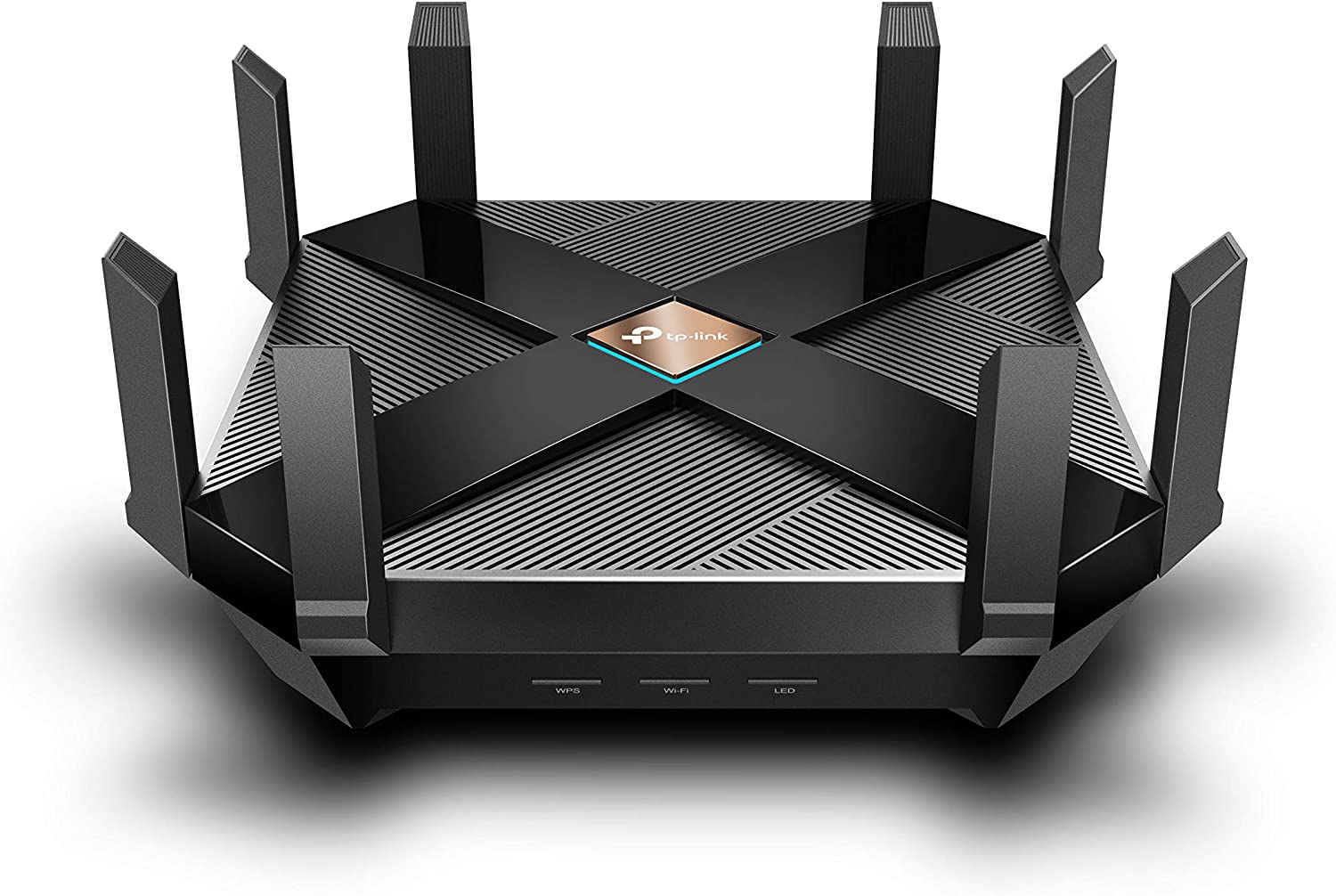 TP-Link - AX6000 WiFi 6 Archer AX6000 Gaming Router, 802.11ax, 8 Gigabit LAN Ports, 1.8GHz Quad-Core CPU